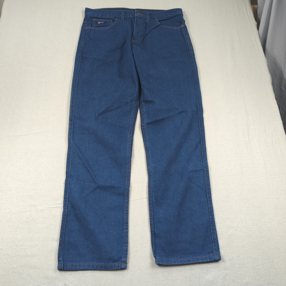 Lapco FR Jeans Mens 36x32 Blue Flame Resistant Utility New